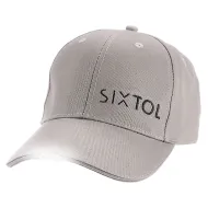 Kšiltovka B-CAP s LED světlem SIXTOL SX5032 nabíjecí univerzální velikost šedá