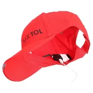 Kšiltovka B-CAP s LED světlem SIXTOL SX5033 nabíjecí univerzální velikost červená