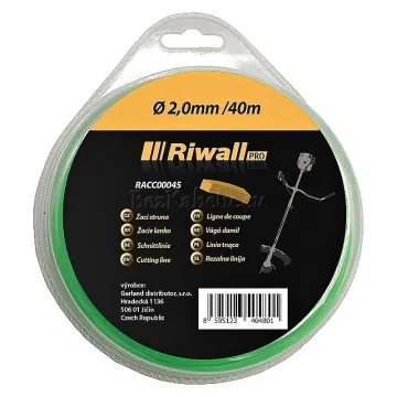 Žací struna Riwall PRO čtverec 2,0mm 40m